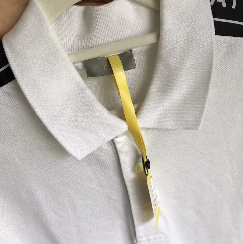 Dior Dior White Short Sleeve Polo Shirt for Men 0089 Size US S / EU 44-46 / 1 - 3 Thumbnail