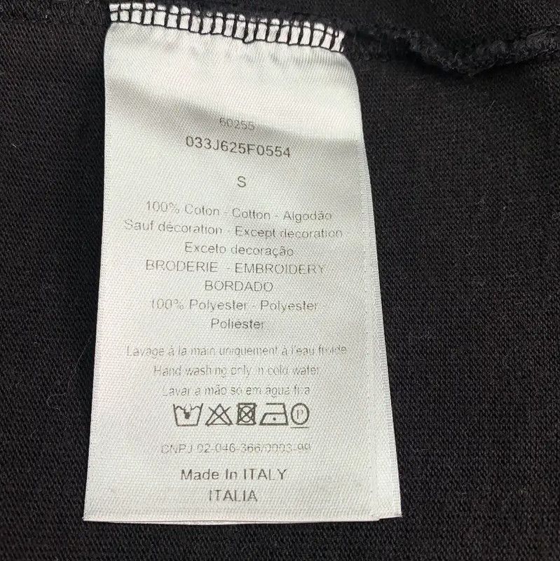 Dior Dior Black Cotton Men's T-Shirt 0089 Size US S / EU 44-46 / 1 - 6 Thumbnail