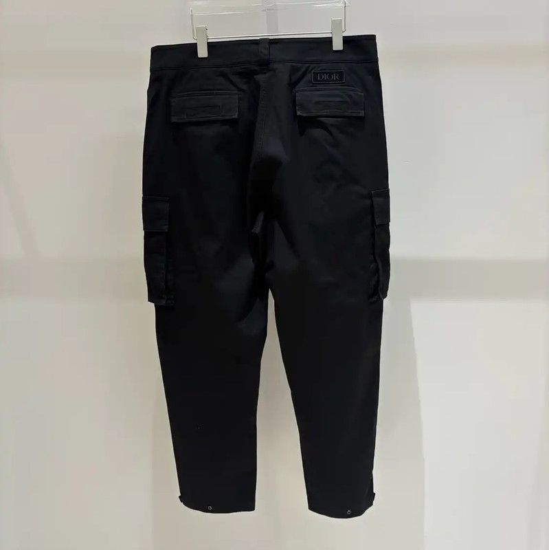 Dior Dior Casual Black Cotton Pants for Men 0089 Size US 42 / EU 58 - 2 Thumbnail