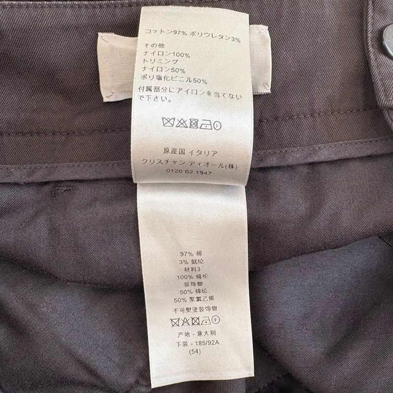 Dior Dior Casual Black Cotton Pants for Men 0089 Size US 42 / EU 58 - 7 Thumbnail