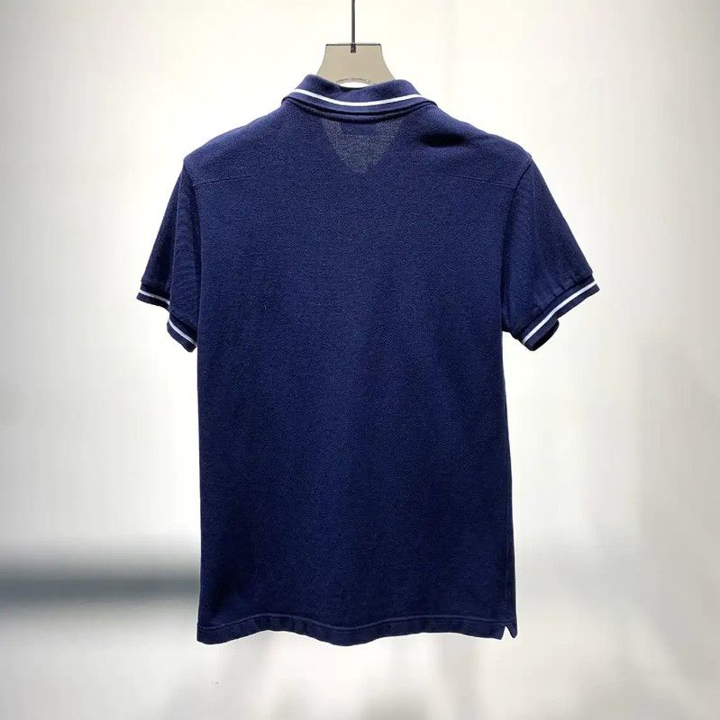 Dior Dior Men's Navy Cotton Polo Shirt 0089 Size US S / EU 44-46 / 1 - 7 Thumbnail