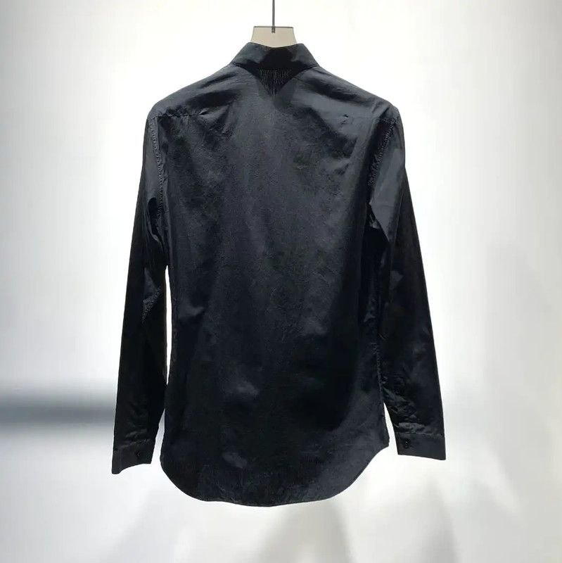 Dior Dior Black Cotton Long Sleeve Shirt 0089 Size US M / EU 48-50 / 2 - 7 Thumbnail