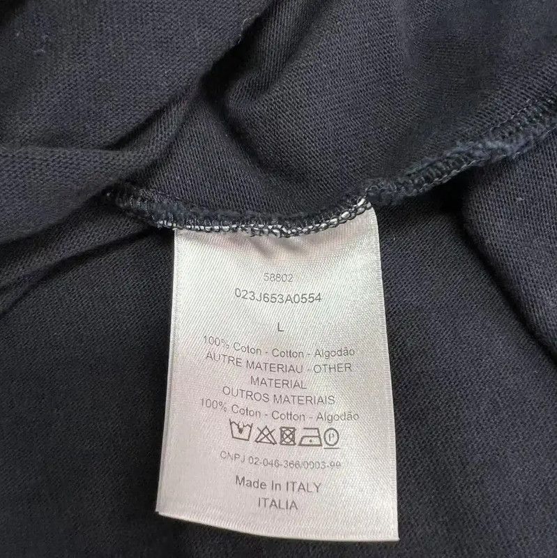 Dior Dior Black Cotton Short Sleeve T-Shirt 0089 Size US M / EU 48-50 / 2 - 5 Thumbnail