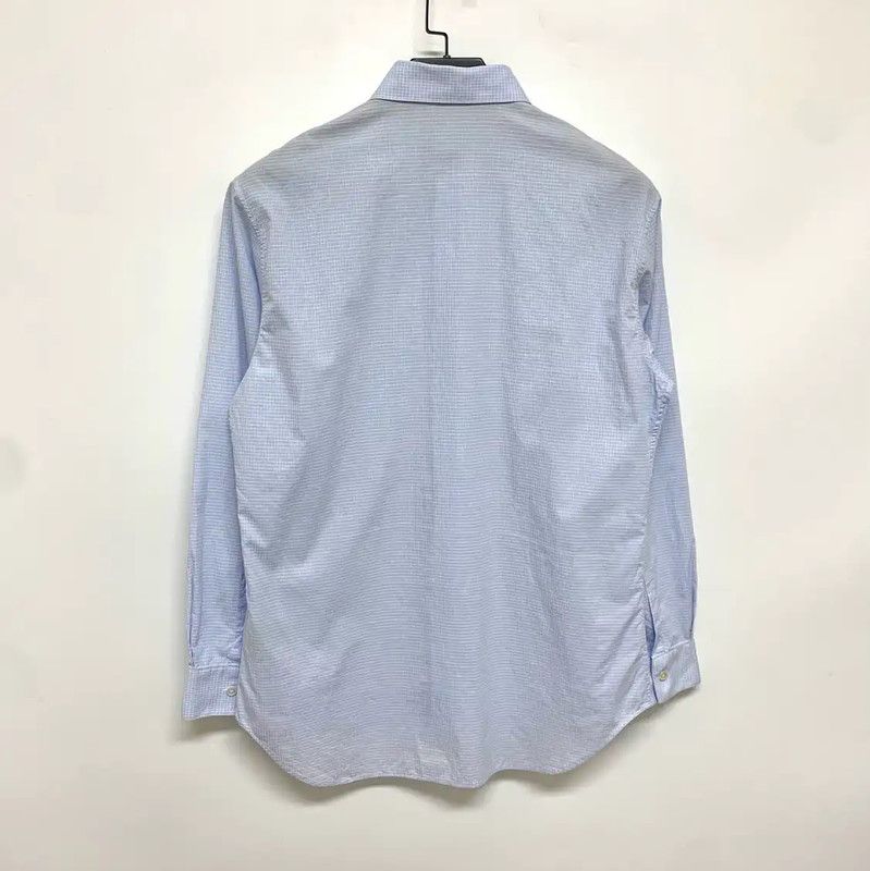 Dior Dior Blue Cotton Long Sleeve Shirt 0089 Size US M / EU 48-50 / 2 - 8 Thumbnail