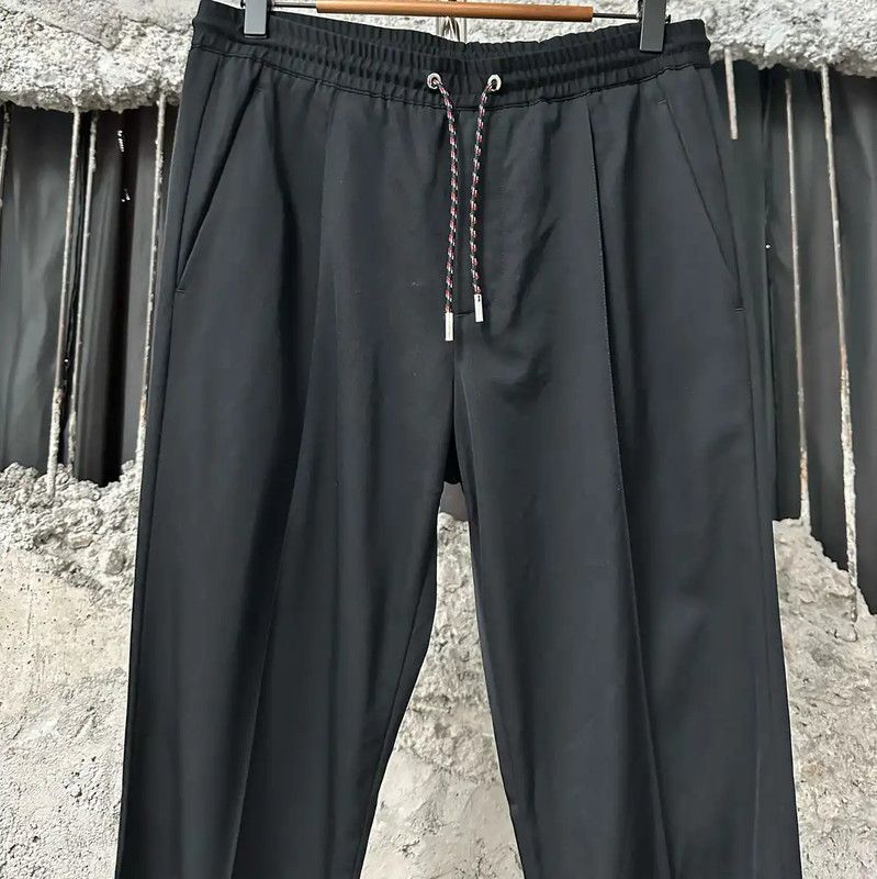 Dior Dior Black Wool Casual Pants for Men 0089 Size US 27 - 3 Thumbnail