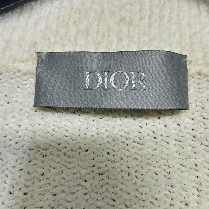 Dior Dior Men's Cream Wool Pullover Sweater 0089 Size US S / EU 44-46 / 1 - 5 Thumbnail