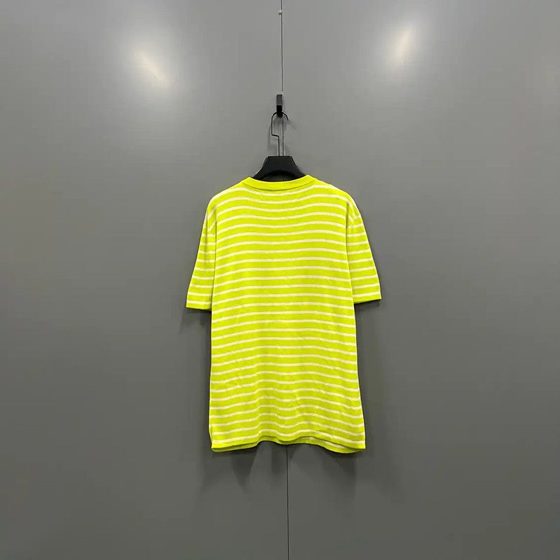 Dior Dior Men's Short Sleeve Summer Stripe T-Shirt 0089 Size US M / EU 48-50 / 2 - 3 Thumbnail