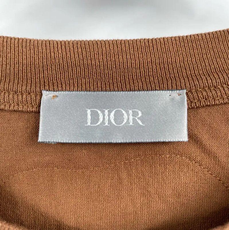 Dior Dior Brown Cotton Graphic T-Shirt for Men 0089 Size US XXL / EU 58 / 5 - 3 Thumbnail