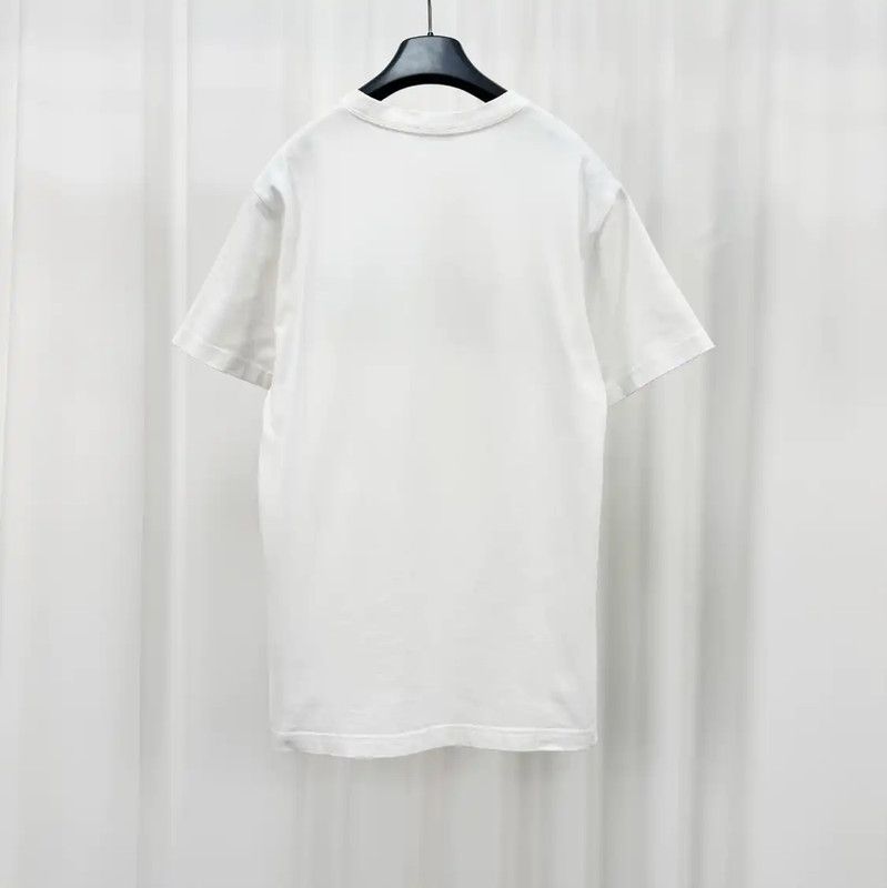 Dior Dior Summer White Embroidered Logo T-Shirt 0089 Size US XS / EU 42 / 0 - 2 Thumbnail