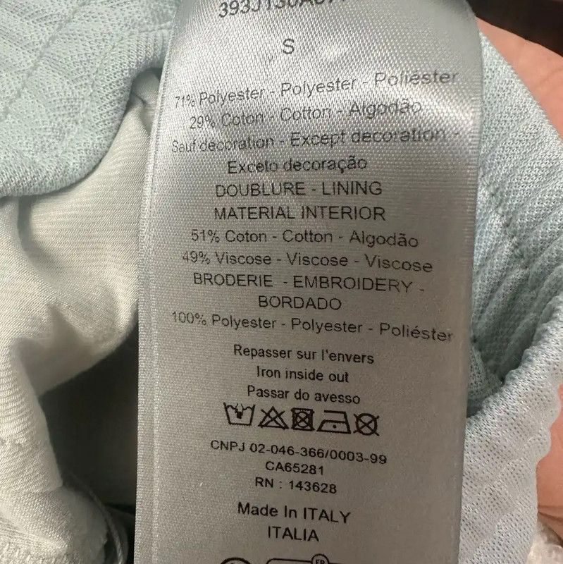 Dior Dior Summer Light Blue Cotton Men's Shorts 0089 Size US 27 - 5 Thumbnail