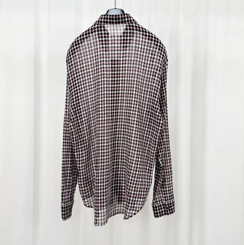 Dior Dior Men's Long Sleeve Checkered Shirt 0089 Size US M / EU 48-50 / 2 - 2 Thumbnail