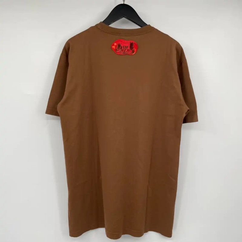 Dior Dior Brown Cotton Men's Short-Sleeve T-Shirt 0089 Size US L / EU 52-54 / 3 - 2 Thumbnail
