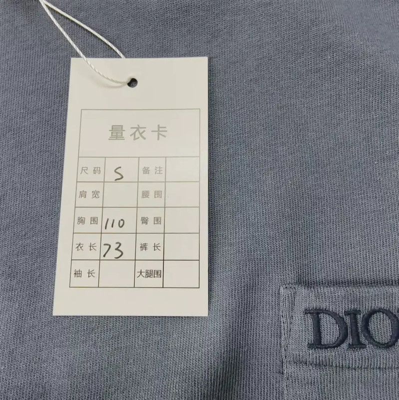 Dior Dior Blue Cotton Men's T-Shirt 0089 Size US S / EU 44-46 / 1 - 5 Thumbnail