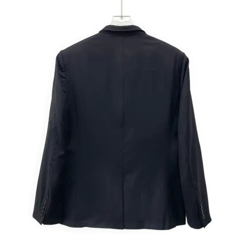 Dior Dior Black Wool Men's Blazer Jacket 0089 Size US M / EU 48-50 / 2 - 2 Thumbnail