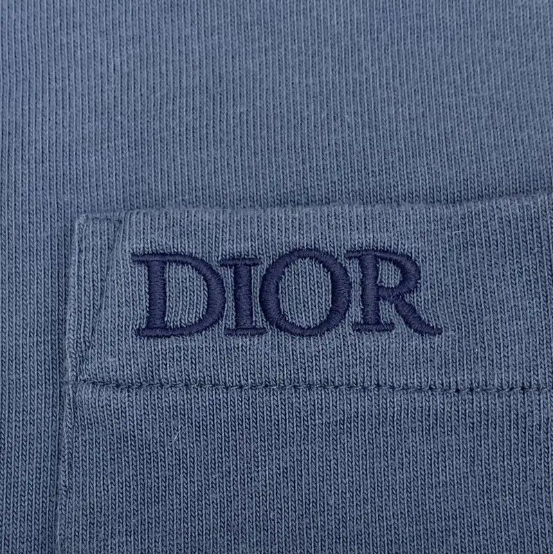 Dior Dior Men's Blue Cotton T-Shirt 0089 Size US S / EU 44-46 / 1 - 5 Thumbnail