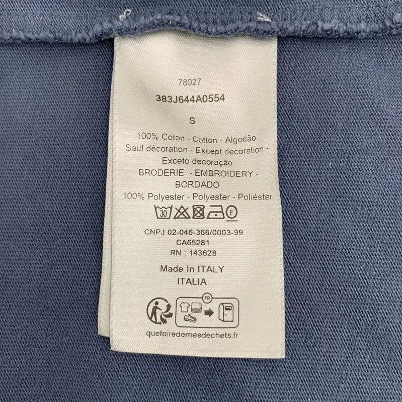 Dior Dior Men's Blue Cotton T-Shirt 0089 Size US S / EU 44-46 / 1 - 8 Thumbnail