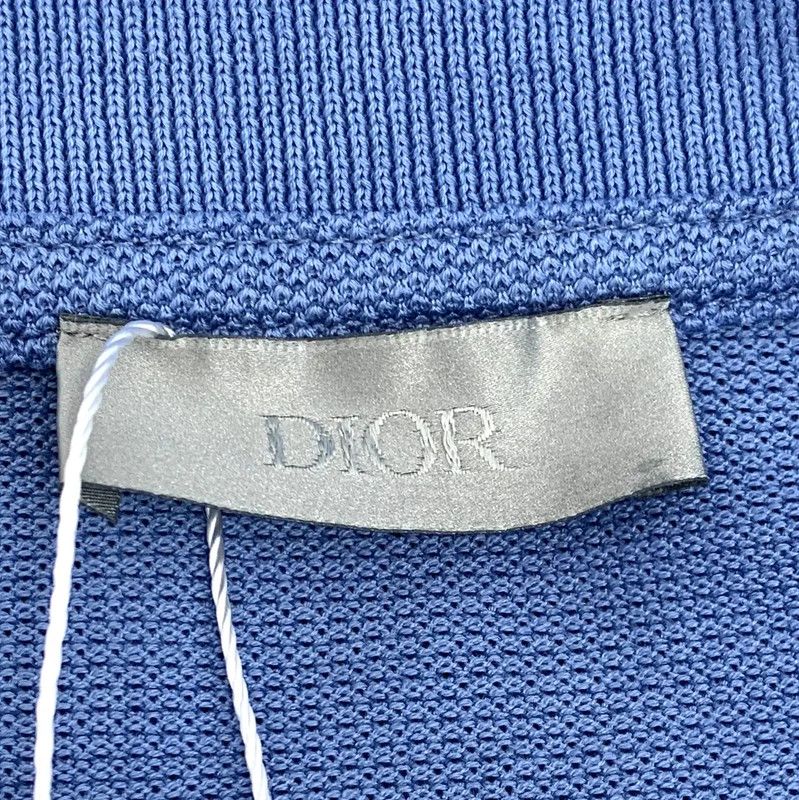 Dior Dior Men's Polo Shirt in Blue 0089 Size US XL / EU 56 / 4 - 5 Thumbnail