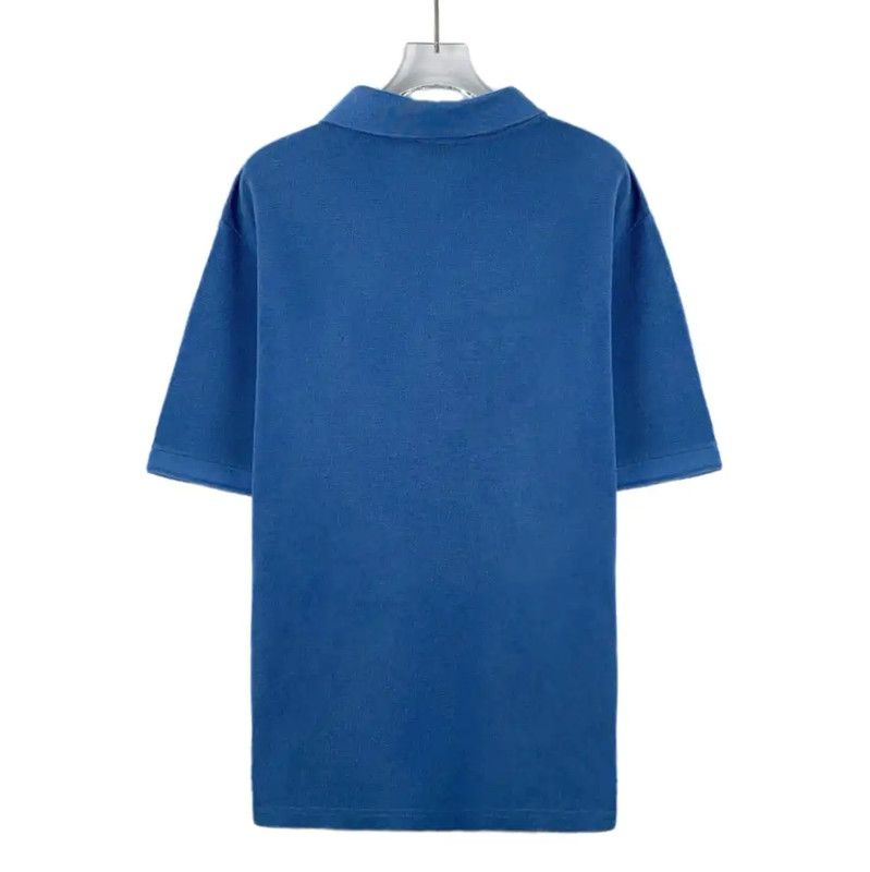 Dior Dior Men's Polo Shirt in Blue 0089 Size US XL / EU 56 / 4 - 2 Thumbnail