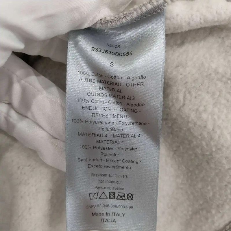 Dior Dior Gray Cotton Long Sleeve Sweatshirt 0089 Size US S / EU 44-46 / 1 - 6 Thumbnail