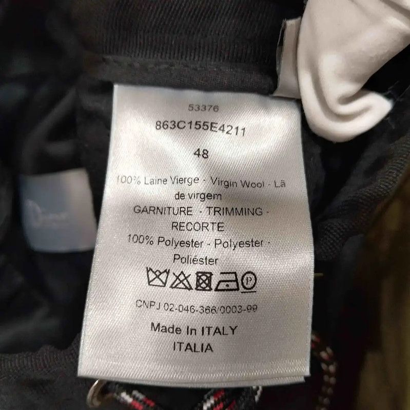 Dior Dior Black Cotton Casual Pants for Men 0089 Size US 34 / EU 50 - 5 Thumbnail