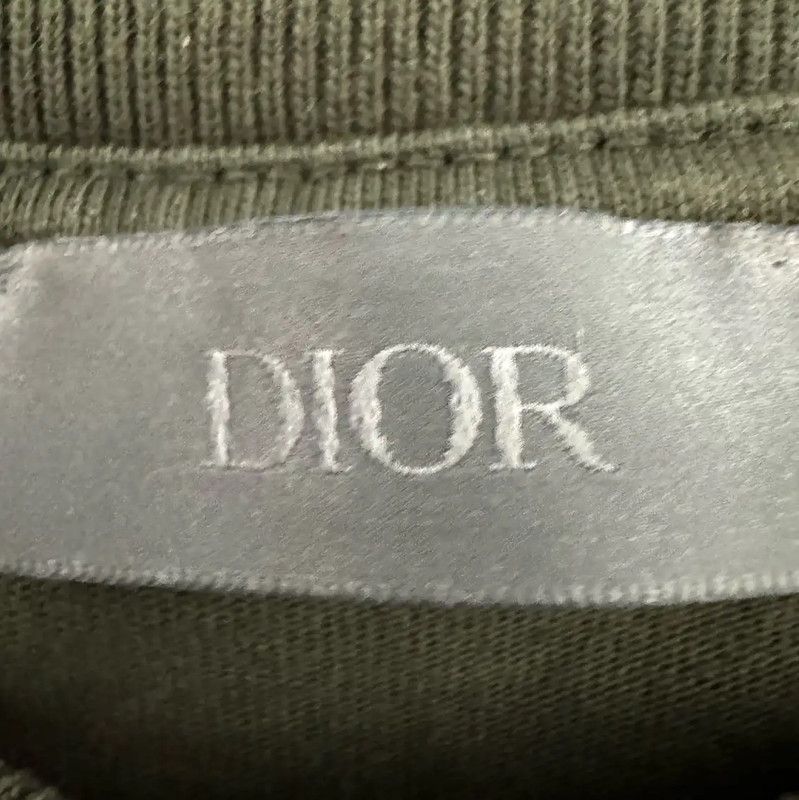 Dior Dior Military Green Cotton Logo T-Shirt 0089 Size US XS / EU 42 / 0 - 3 Thumbnail