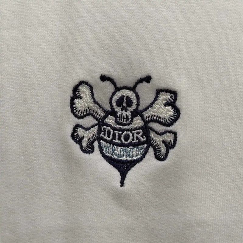 Dior Dior White Cotton Long Sleeve Hoodie 0089 Size US XS / EU 42 / 0 - 6 Thumbnail