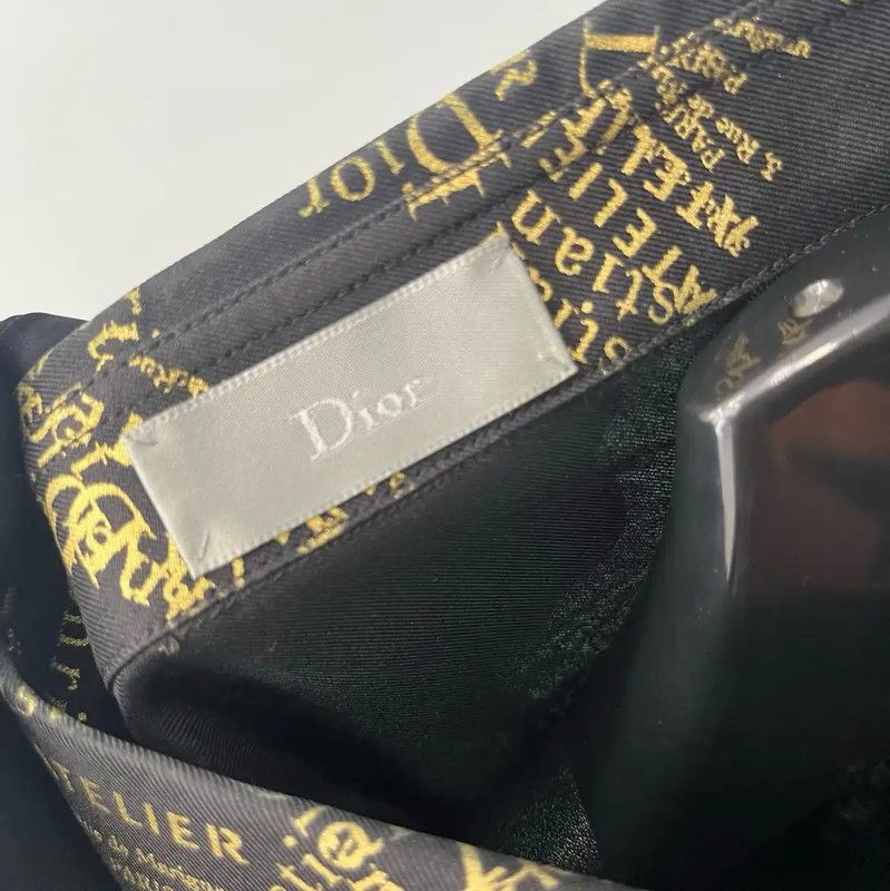 Dior Dior Black Silk Long Sleeve Shirt 0089 Size US M / EU 48-50 / 2 - 3 Thumbnail