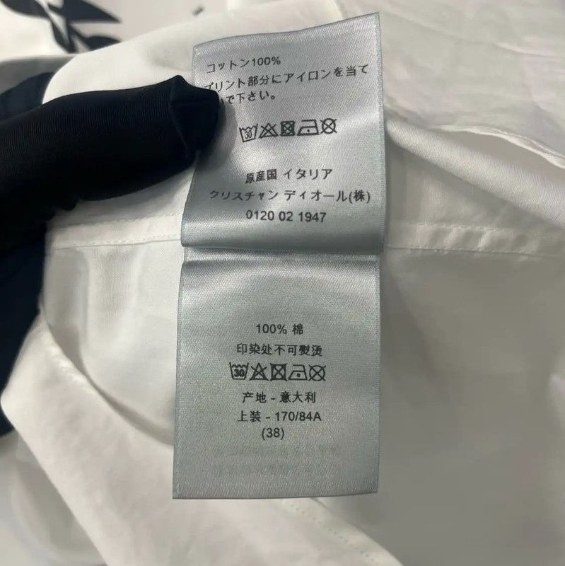 Dior Dior White Cotton Short Sleeve T-shirt 0089 Size US XS / EU 42 / 0 - 5 Thumbnail