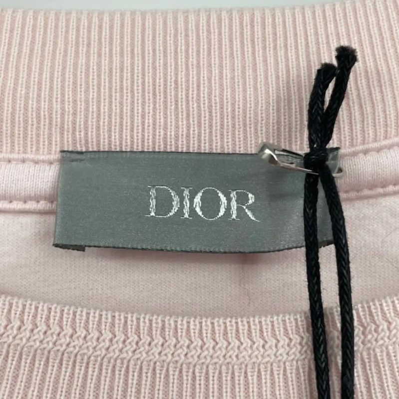Dior Dior Pink Cotton Short Sleeve T-Shirt 0089 Size US XL / EU 56 / 4 - 3 Thumbnail