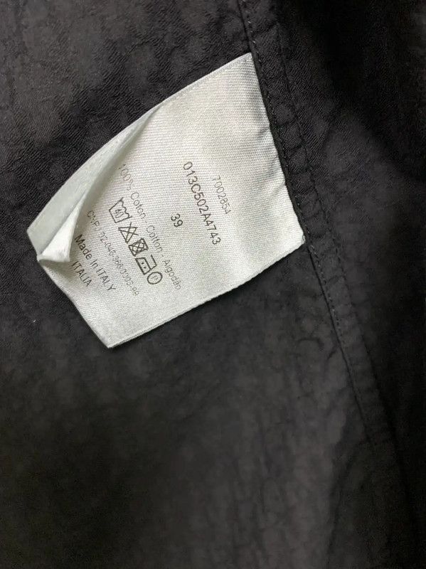 Dior Dior Men's Black Silk Blend Long Sleeve Shirt 0089 Size US S / EU 44-46 / 1 - 6 Thumbnail