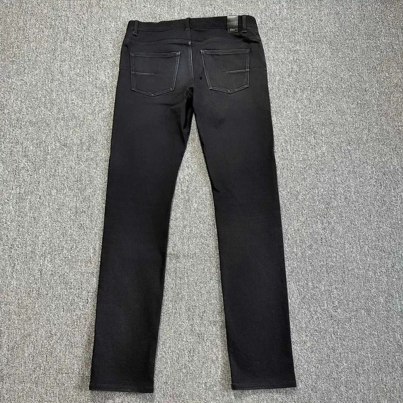 Dior Dior Black Cotton Blend Embroidered Casual Pants 0089 Size US 34 / EU 50 - 4 Thumbnail