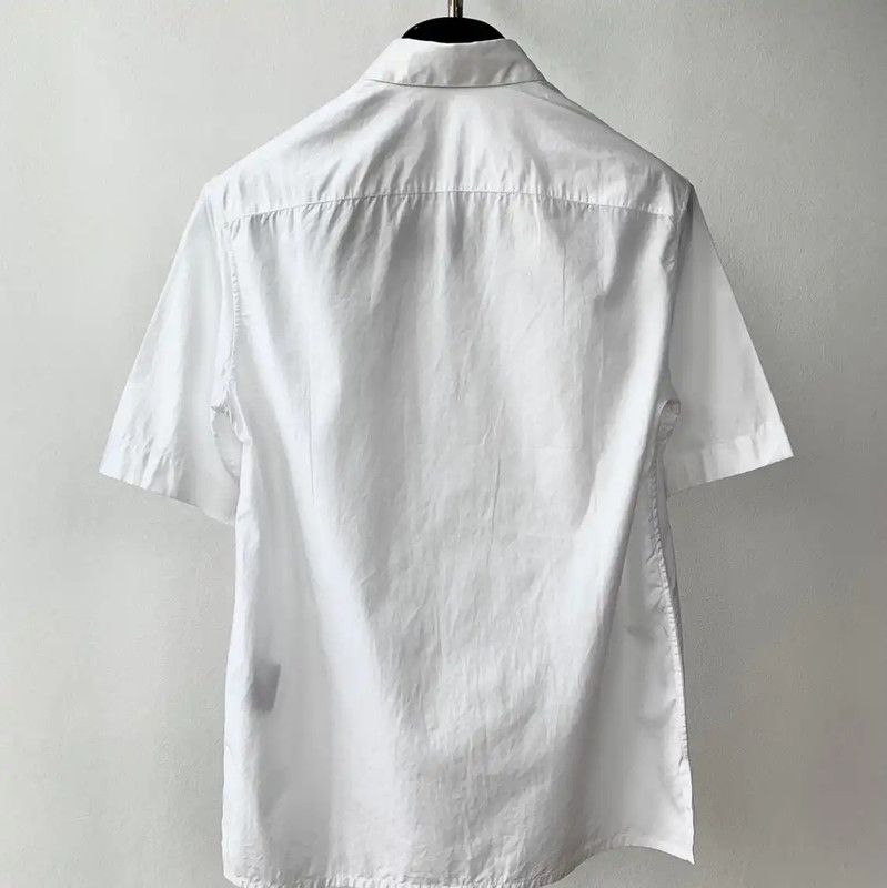 Dior Dior White Cotton Graphic Short Sleeve Shirt 0089 Size US S / EU 44-46 / 1 - 2 Thumbnail