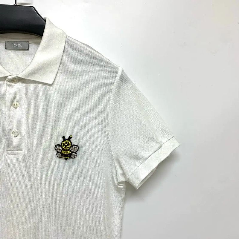 Dior Dior White Cotton Men's Polo Shirt 0089 Size US M / EU 48-50 / 2 - 6 Thumbnail