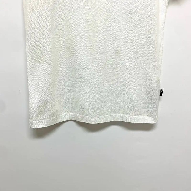 Dior Dior White Cotton Men's Polo Shirt 0089 Size US M / EU 48-50 / 2 - 4 Thumbnail