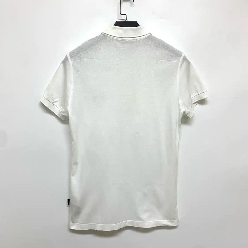 Dior Dior White Cotton Men's Polo Shirt 0089 Size US M / EU 48-50 / 2 - 8 Thumbnail
