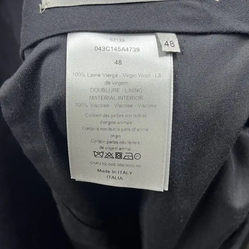 Dior Dior Men's Black Cotton Casual Pants 0089 Size US 32 / EU 48 - 5 Thumbnail