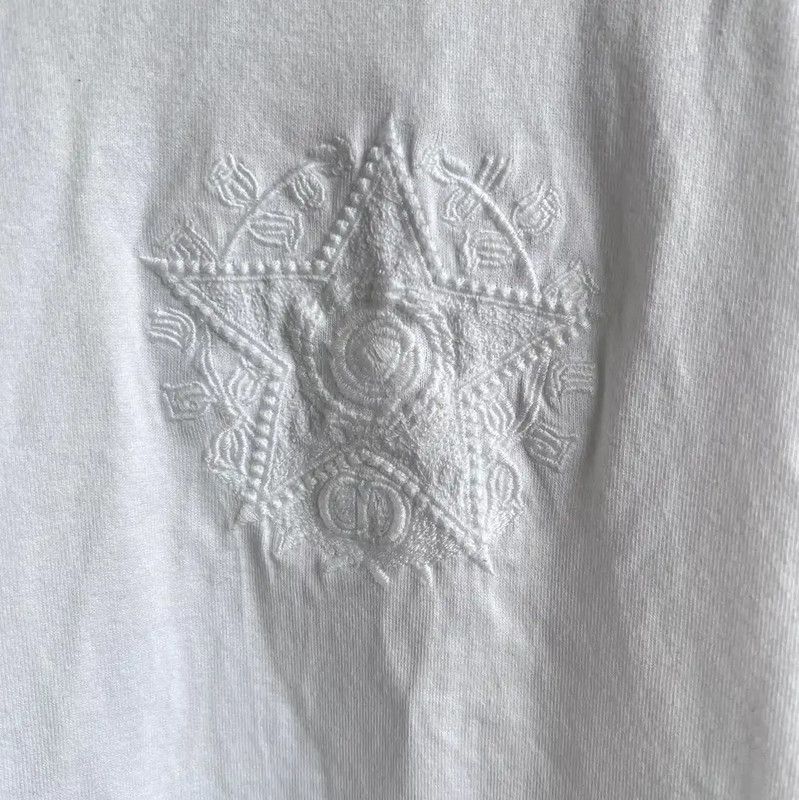 Dior Dior White Cotton XL Men's T-Shirt 0089 Size US XL / EU 56 / 4 - 6 Thumbnail