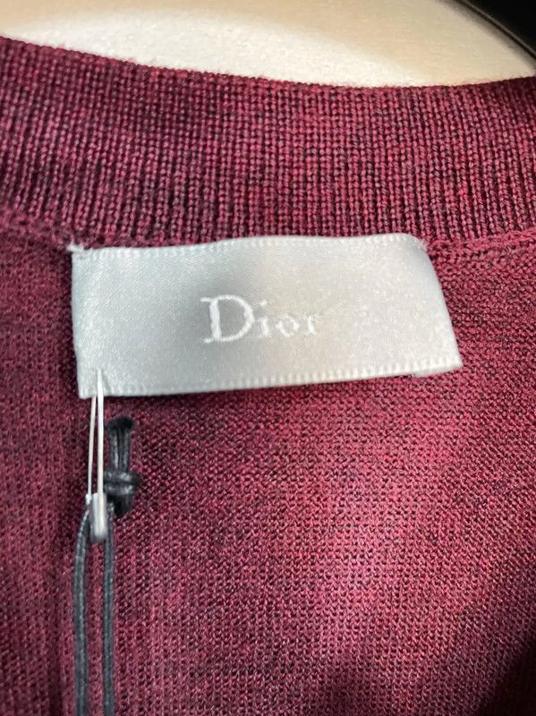 Dior Dior Men's Wool Pullover in fuchsia Red 0089 Size US M / EU 48-50 / 2 - 4 Thumbnail