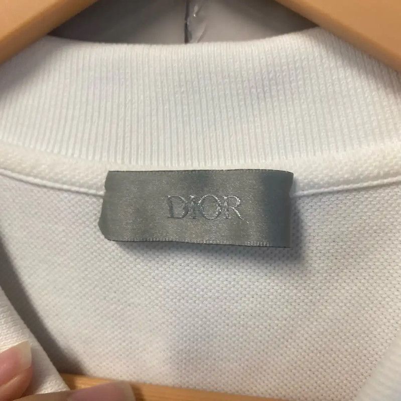 Dior Dior White XL Men's Polo Shirt 0089 Size US XL / EU 56 / 4 - 3 Thumbnail