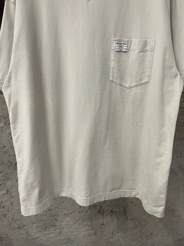 Dior Dior White Cotton Short-Sleeve T-Shirt 0089 Size US L / EU 52-54 / 3 - 5 Thumbnail