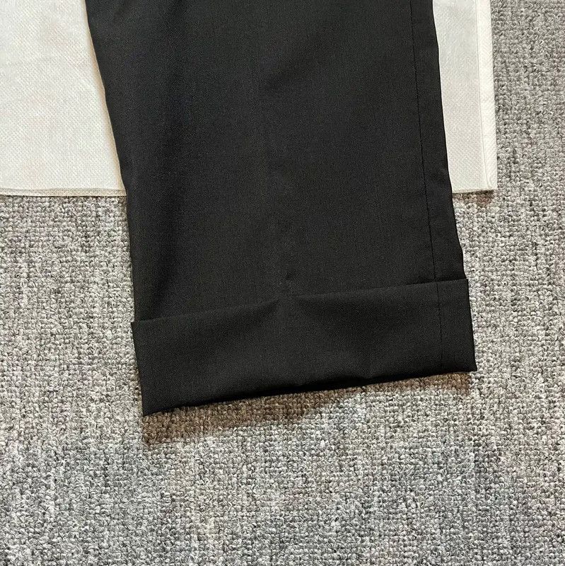 Dior Dior Black Wool Men's Casual Trousers 0089 Size US 34 / EU 50 - 3 Thumbnail