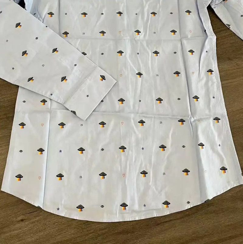 Dior Dior Light Blue Cotton Embroidered Men's Shirt 0089 Size US M / EU 48-50 / 2 - 10 Thumbnail