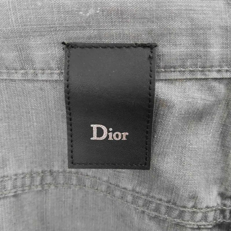 Dior Dior White Cotton Casual Pants for Men 0089 Size US 34 / EU 50 - 3 Thumbnail