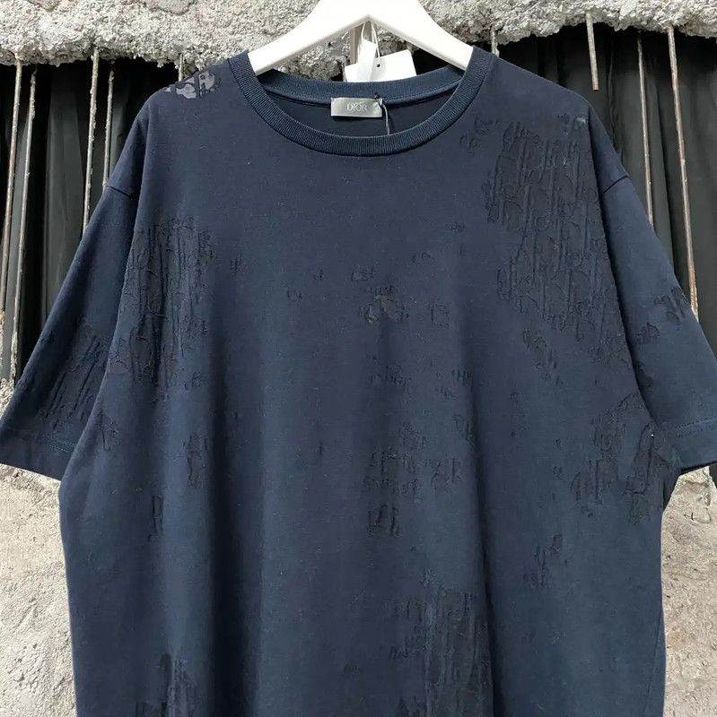 Dior Dior Men's Summer Blue Short Sleeve T-Shirt 0089 Size US M / EU 48-50 / 2 - 3 Thumbnail