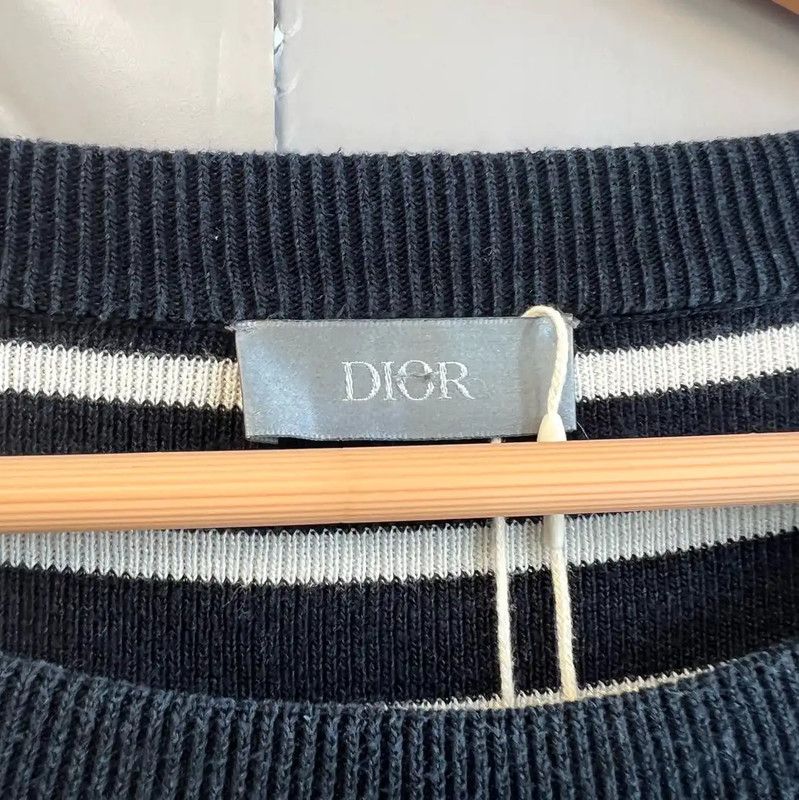 Dior Dior Striped Cotton Men's T-Shirt Size L 0089 Size US L / EU 52-54 / 3 - 3 Thumbnail