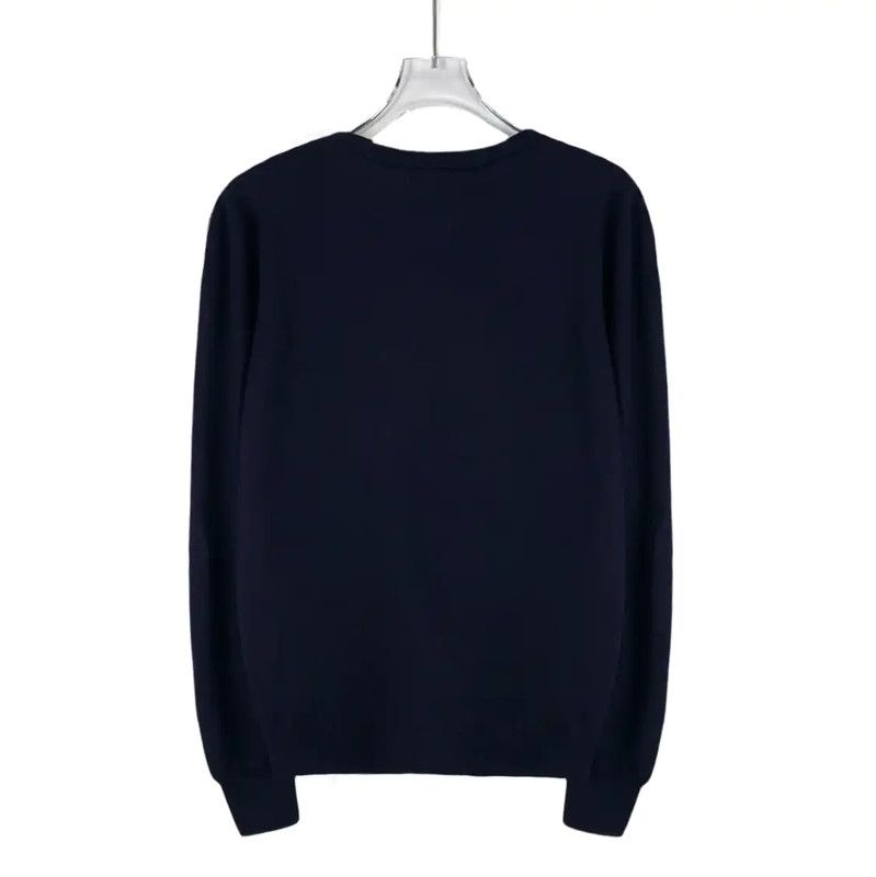 Dior Dior Men's Navy Wool Sweatshirt 0089 Size US M / EU 48-50 / 2 - 2 Thumbnail