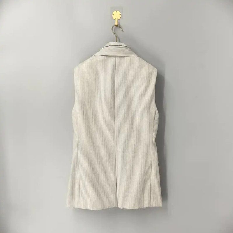 Dior Dior Men's Beige Sleeveless Jacket 0089 Size US S / EU 44-46 / 1 - 2 Thumbnail