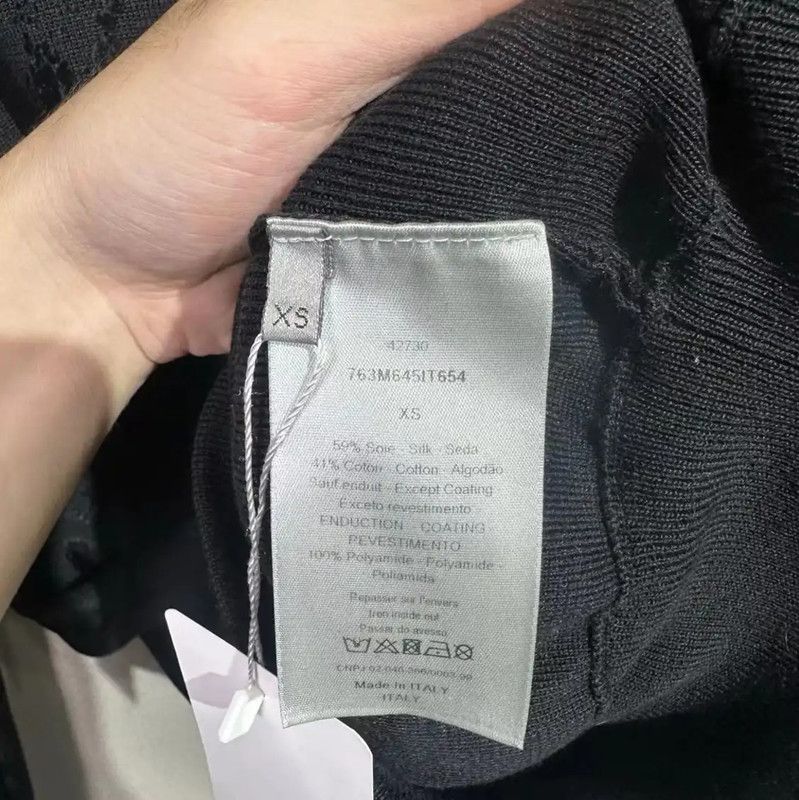 Dior Dior Black Cotton Men's Sweatshirt 0089 Size US XS / EU 42 / 0 - 4 Thumbnail