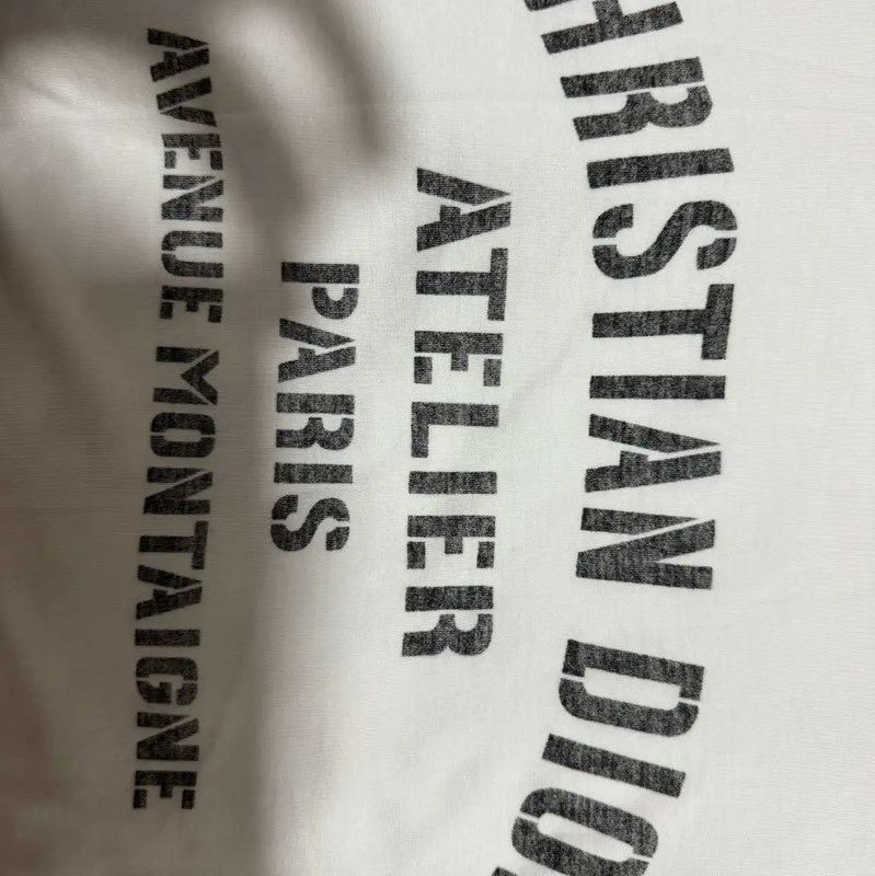 Dior Dior White Cotton Logo Men's T-Shirt 0089 Size US S / EU 44-46 / 1 - 3 Thumbnail
