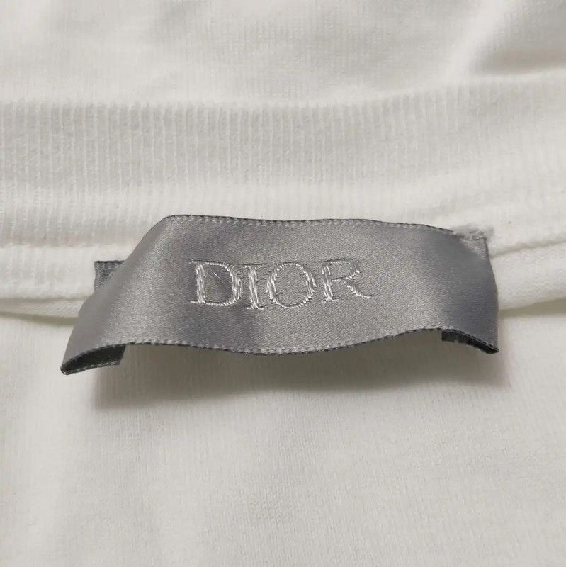 Dior Dior White Cotton Logo T-Shirt for Men 0089 Size US M / EU 48-50 / 2 - 4 Thumbnail